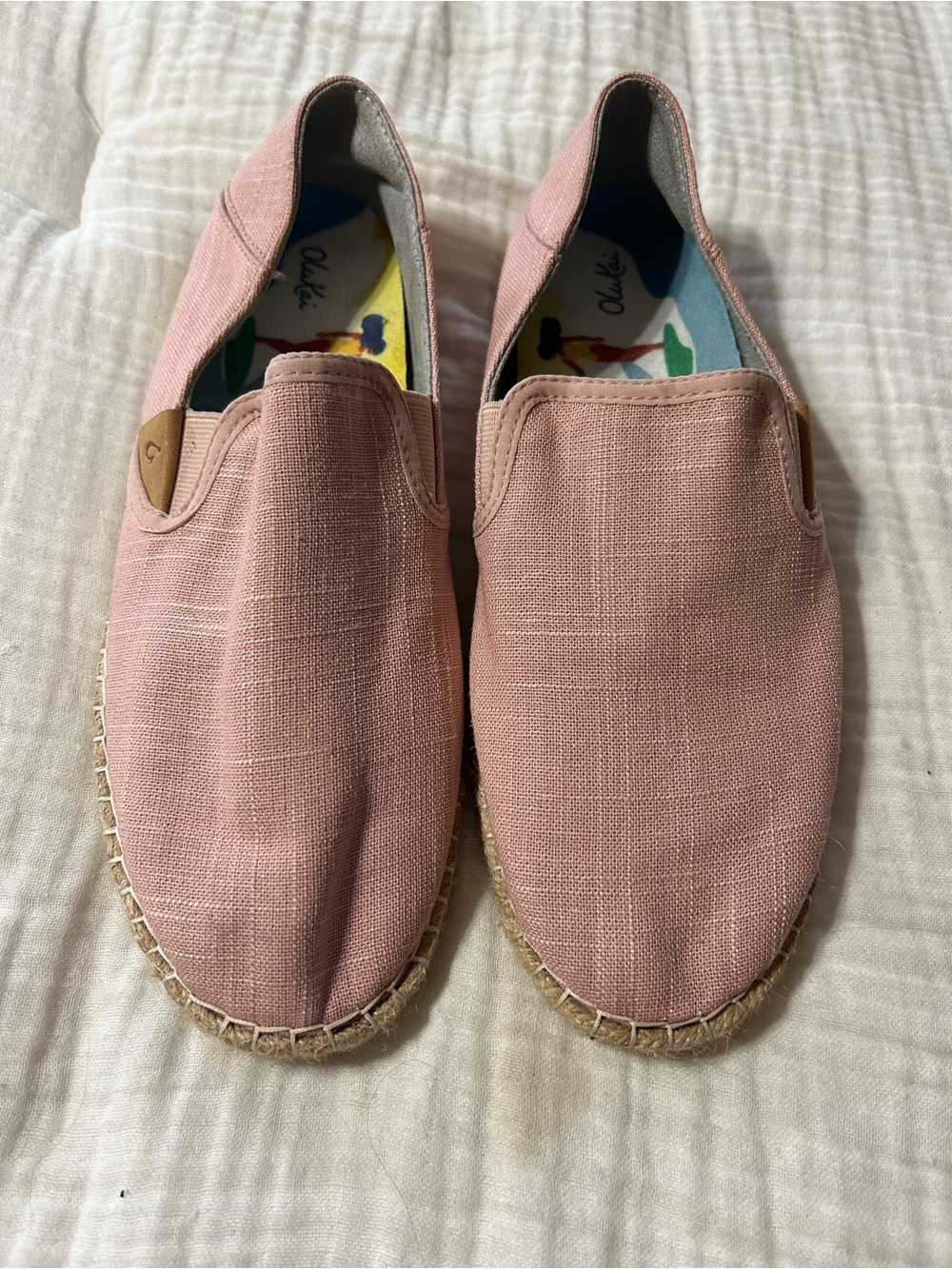 Olukai Kaula Pa’a Kapa Espadrilles Size 9